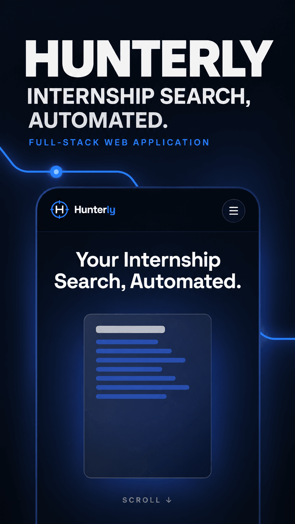 Hunterly project screenshot
