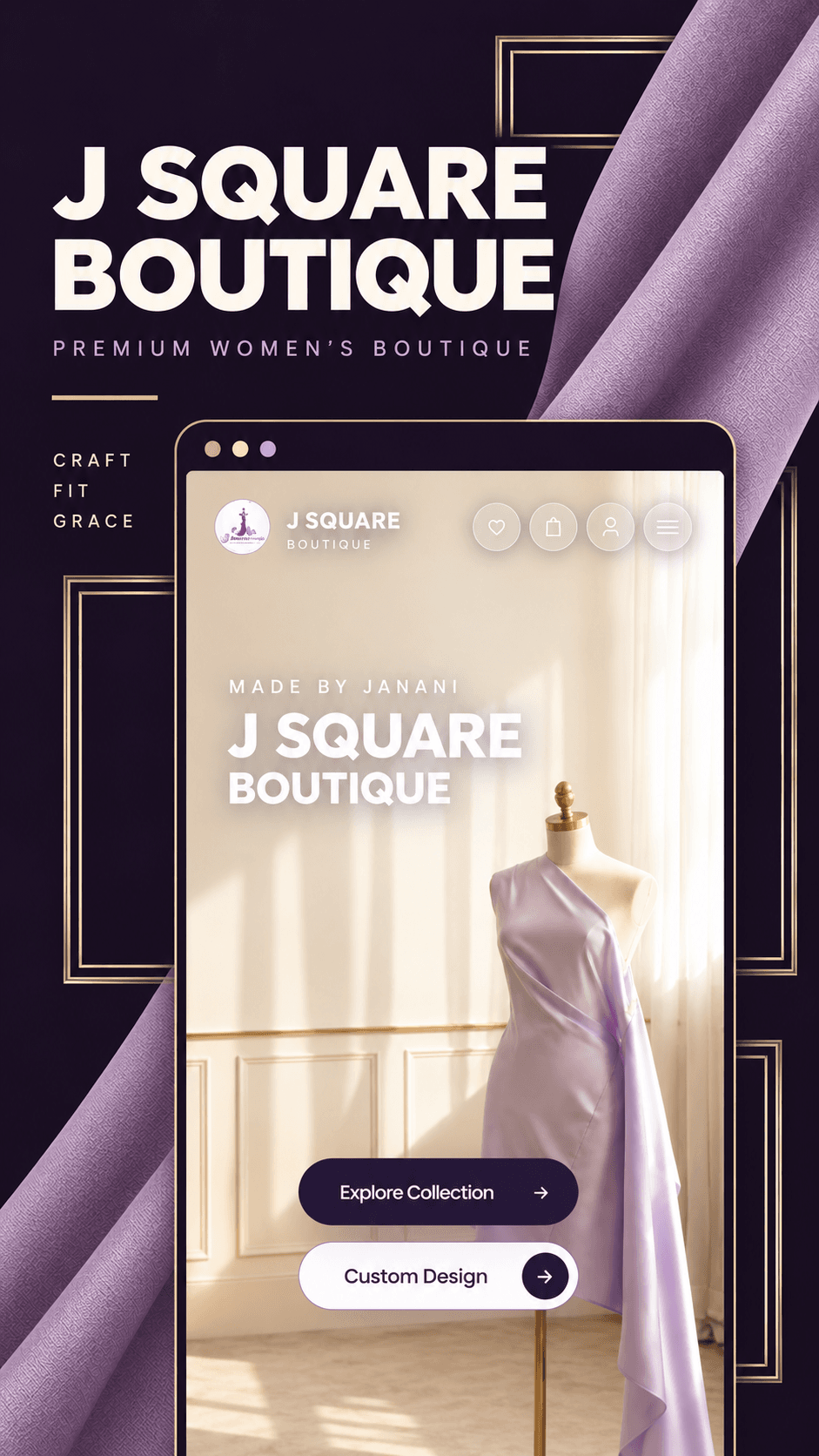 J Square Boutique project screenshot