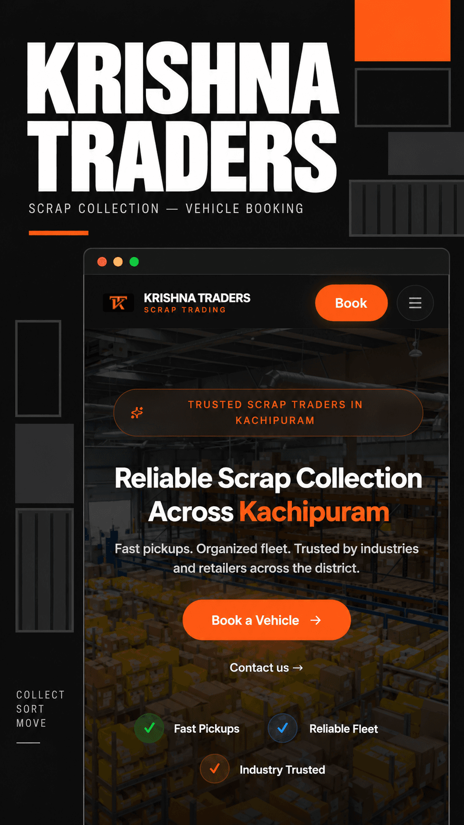 Krishna Traders project screenshot